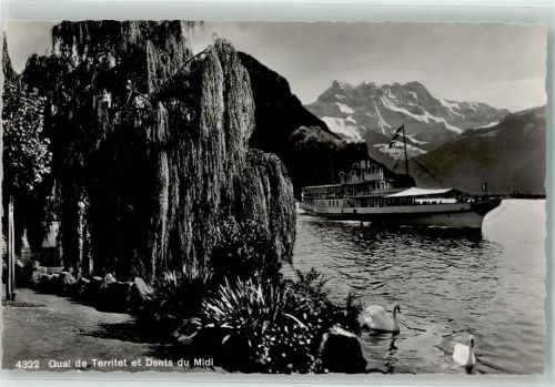 Dents du Midi - Fahrgastschiff 63. Fete Fderale de Gymnastique 1951