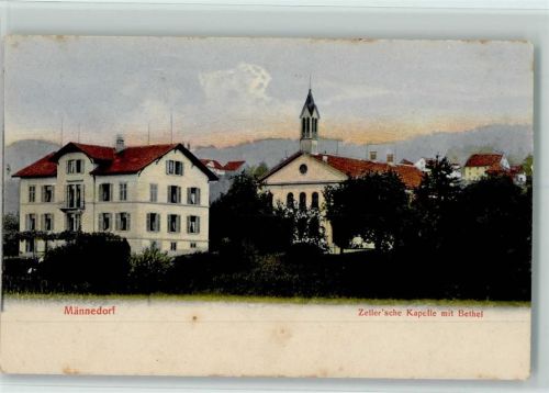 8708 Männedorf - Zeller'sche Kapelle mit Bethel