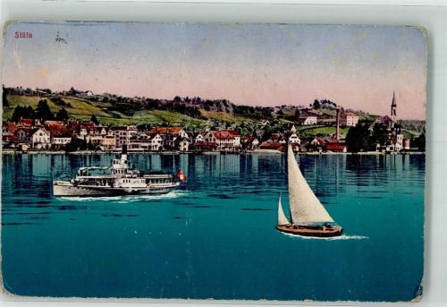 8712 Stäfa Gebrauchsspuren Raddampfer