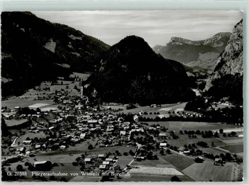 3752 Wimmis - Fliegeraufnahme Burgfluh