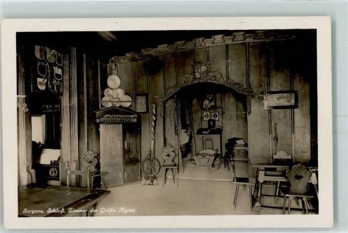 7320 Sargans - Schloss Zimmer der Gräfin Agnes