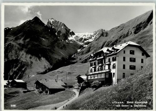7106 Tenna 1955 - Hotel Alpenblick - Verlag Geiger 3166 AK