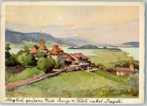 3235 Erlach Künstlerkarte sign. Marc