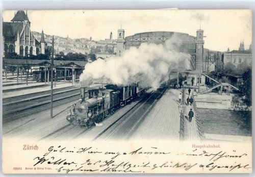8000 Zürich - Hauptbahnhof, Eisenbahn