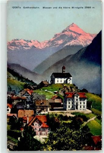 6484 Wassen UR - Gotthardbahn kleine Windegelle