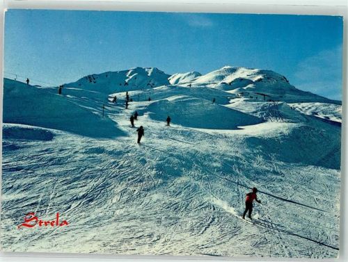 Strelapass - Winter Skifahrer