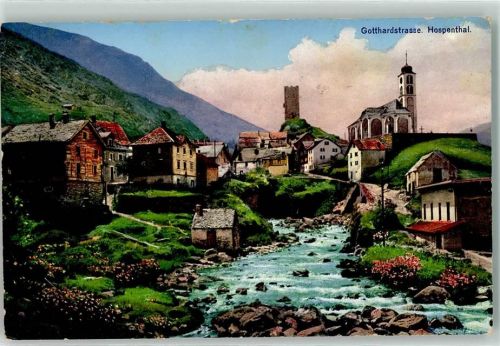 6493 Hospental - Kirche