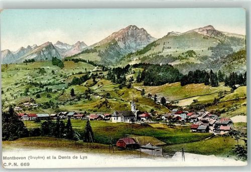 1669 Montbovon Les Cases - Dent de Lys