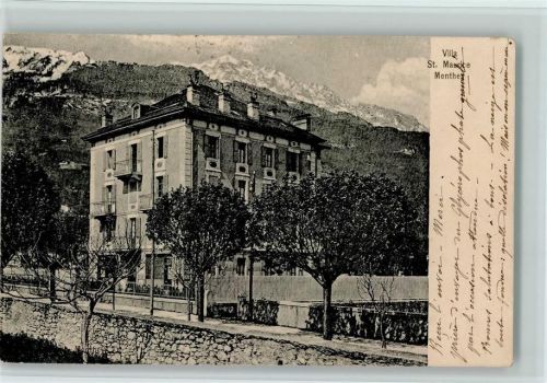1870 Monthey 1908 - Villa St. Maurice AK
