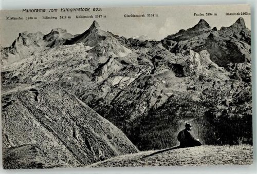 6433 Stoos SZ 1909 - Bergsteiger Klingenstock Misthaufen Glaridenstock Faulen