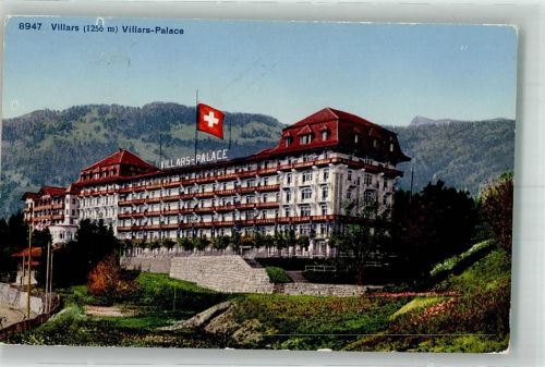 1884 Villars-sur-Ollon Foto AK Hotel Villars Palace
