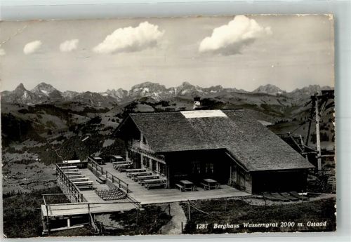 3780 Gstaad Gebrauchsspuren Gasthaus Berghaus Wassergrat