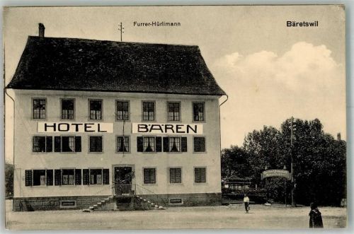 8344 Bäretswil 1920 Foto AK Hotel Bären