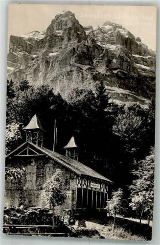 8750 Glarus 1928 Foto AK Ort lt. Stempel