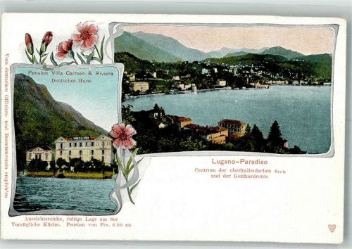 6900 Paradiso Gebrauchsspuren Pension Villa Carmen und Riviera