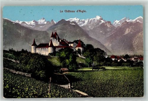 1860 Aigle Foto AK Schloss