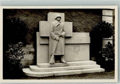 1630 Bulle Foto AK Kriegerdenkmal 1914-1919