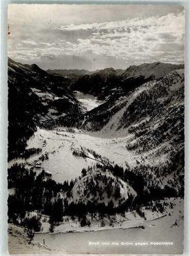 7742 Poschiavo Winter Gasthaus Alp Grüm