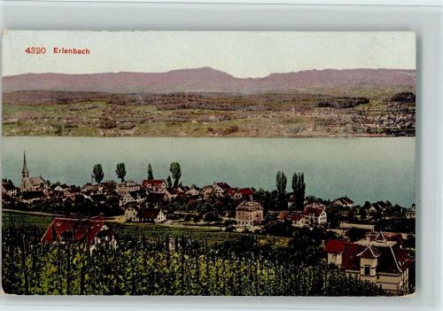 8703 Erlenbach ZH 1910 - Vue generale, gute Erhaltung AK