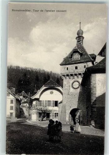 1323 Romainmôtier-Envy 1911 - Tour de l'ancien couvent