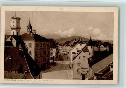 2800 Delémont Delsberg - Grand Rue et, Hotel de Ville, I.