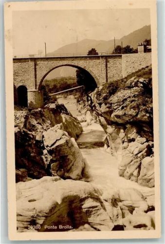 6652 Ponte Brolla Tegna 1913 - Brücke