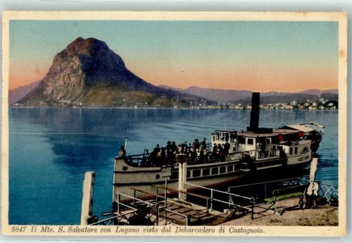 6906 Castagnola-Cassarate - Dampfschiff Gotthard Monte San Salvatore