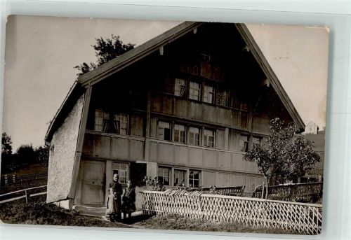 9122 Mogelsberg - Ort handschriftlich Haus Familie Portrait