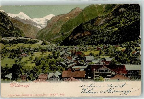 3812 Wilderswil 1910 Gebrauchsspuren