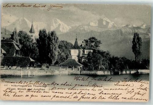 3652 Hilterfingen 1905 - Eiger Mönch Jungfrau Kirche