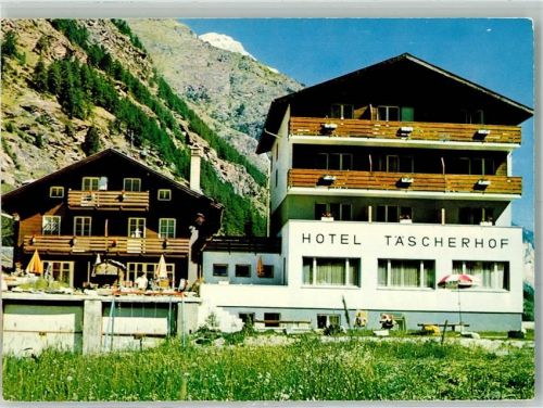 3929 Täsch Foto AK Hotel Täscherhof