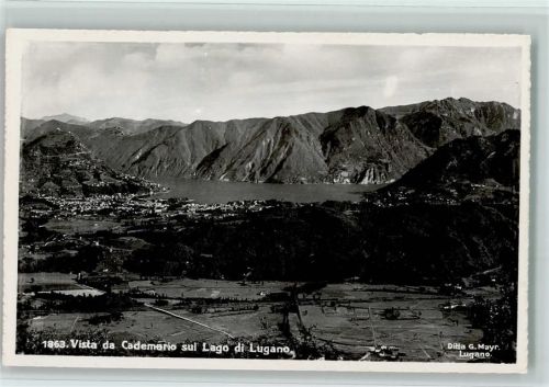 6936 Cademario - Vista da Cademario sul Lago di Lugano