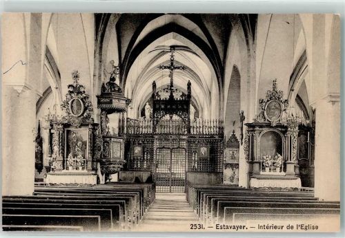 1470 Estavayer-le-Lac - Kirche Inneres