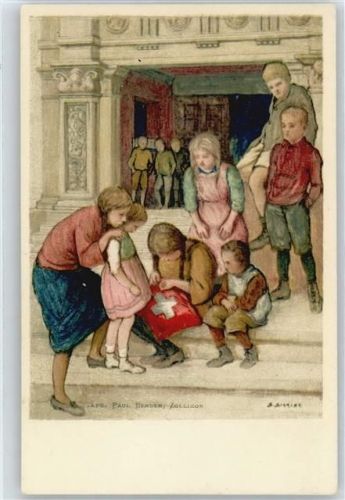 Bundesfeier Ganzsachen Schweiz Künstlerkarte