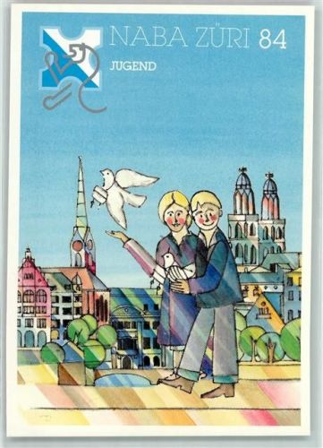 Zürich Naba Züri 84 Jugend Phila Schweiz Ganzsache