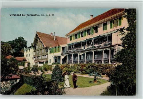 8488 Gyrenbad 1910 - Parkansicht