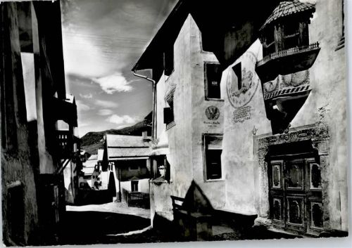 7554 Sent - Dorfpartie, Bündnerhaus