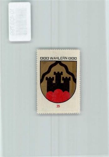 3150 Wahlern Schwarzenburg - Vignette Wappen Kaffee Hag ca 1920-1940 Burg