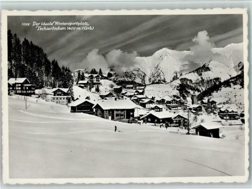 7064 Tschiertschen - Gesamtansicht Winteraufnahme