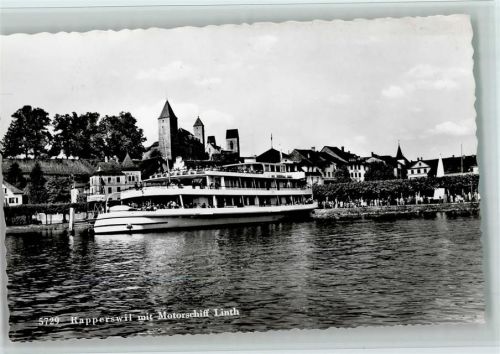 Rapperswil SG Motorschiff Linth Binnenschiff