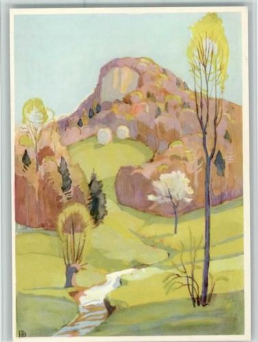 Werbeaktion 1940 Baselstädtische Liga Jurafluh sign. Otto Plattner Tuberkulose Künstlerkarte