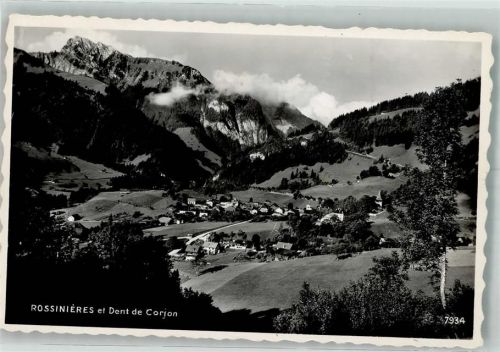 1658 Rossinière 1953 Foto AK