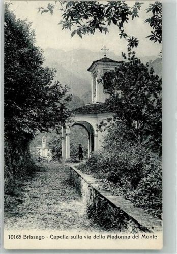 6614 Brissago 1920 Foto AK Kapelle Madonna del Monte