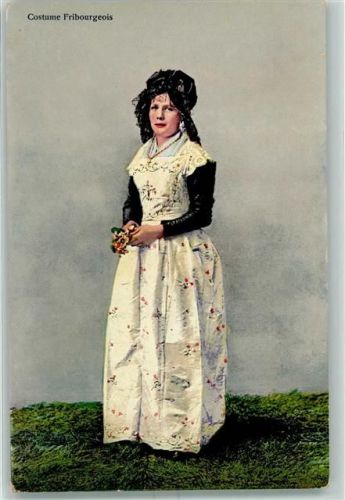 1700 Fribourg Freiburg - Friburger Trachtenmädchen