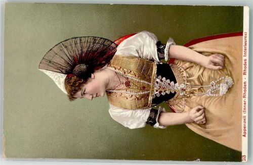 9050 Appenzell - Trachtenfrau