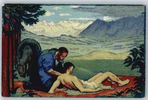 rotes Kreuz Bundesfeier Ganzsachen Schweiz Künstlerkarte