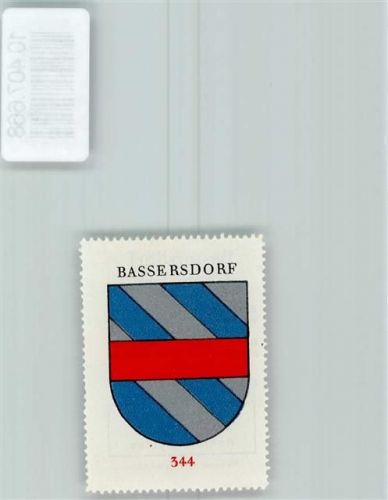 8303 Bassersdorf Baltenswil ZH - Vignette Wappen Kaffee Hag 1920-1940