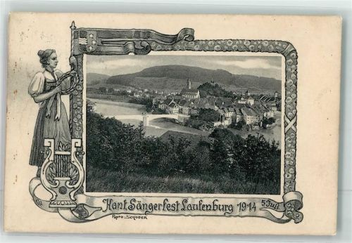 5080 Laufenburg 1914 - Tracht Kant. Sängerfest 1914 Foto Schoder