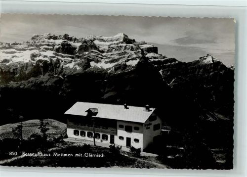 8762 Schwanden GL - Berggasthaus Mettmen mit Glärnisch