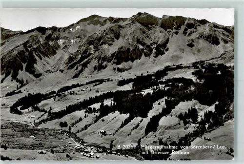 6174 Sörenberg Gebrauchsspuren Fliegeraufnahme Brienzer Rothorn